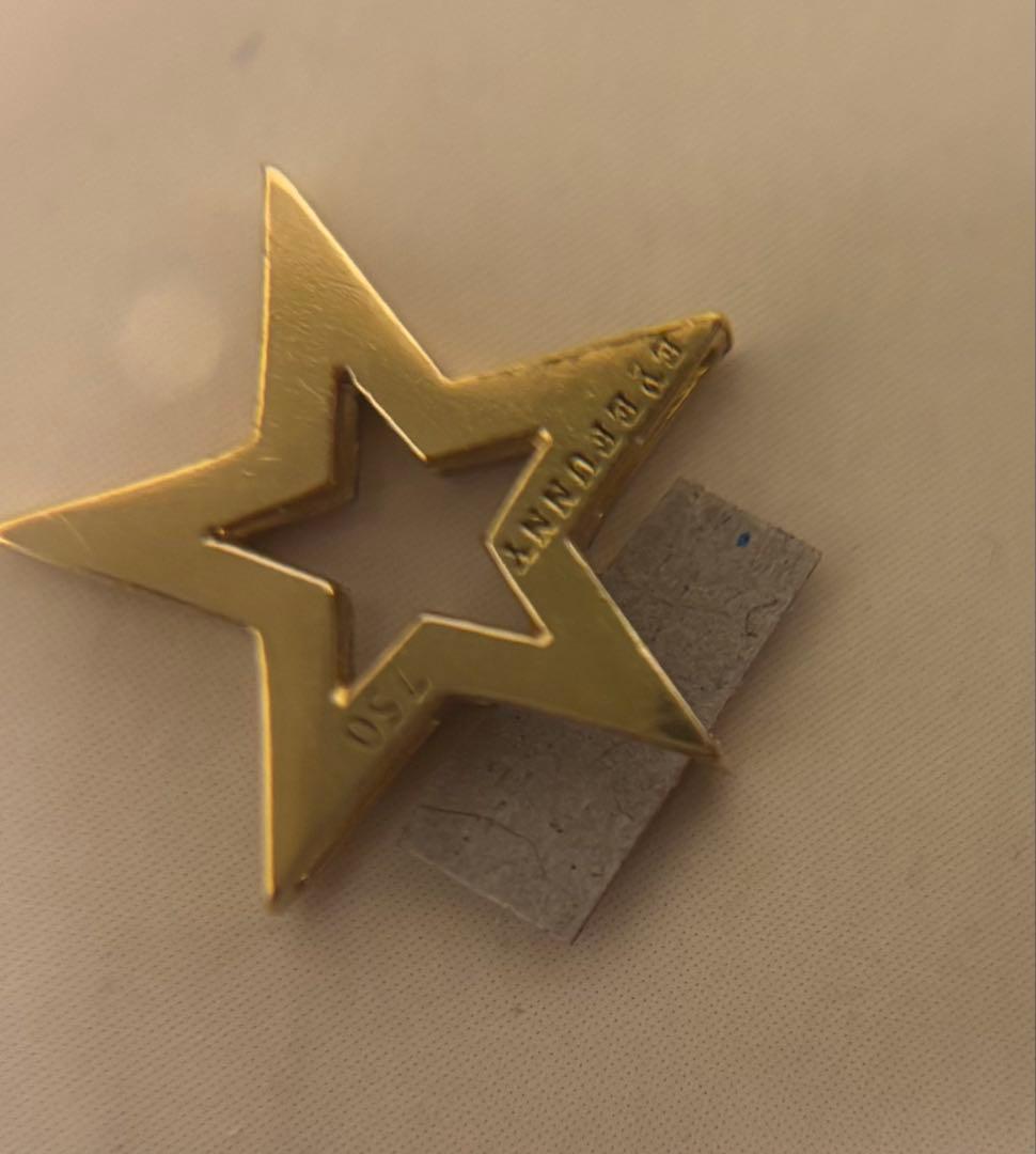 ◆ EYEFUNNY 750ゴールド 星形チャーム ◆