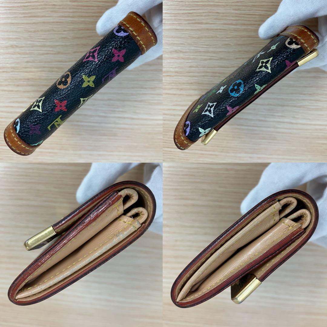 《希少・美品》 ルイヴィトン マルチカラー ポルトモネ•プラ ケース