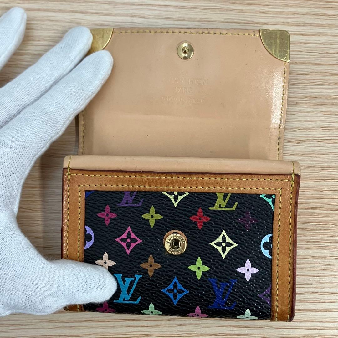 《希少・美品》 ルイヴィトン マルチカラー ポルトモネ•プラ ケース