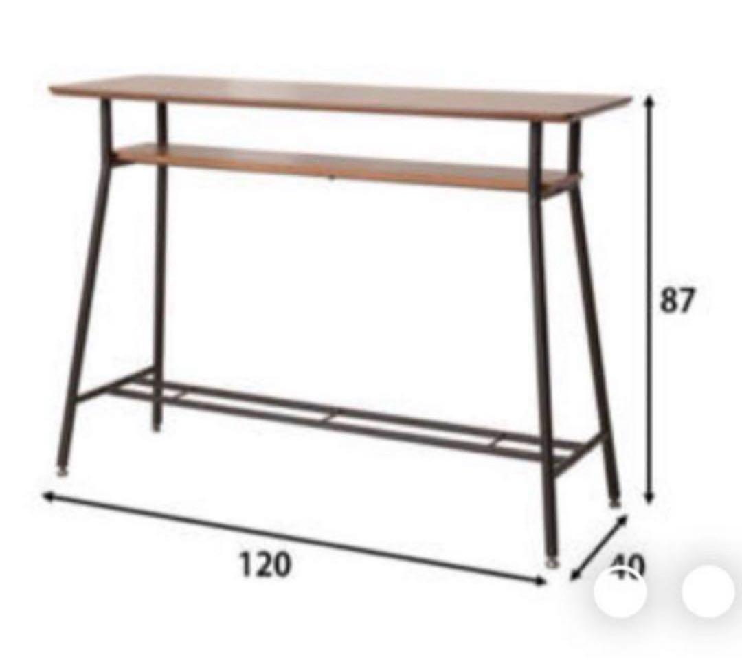 ニトリ　カウンターテーブル　幅120