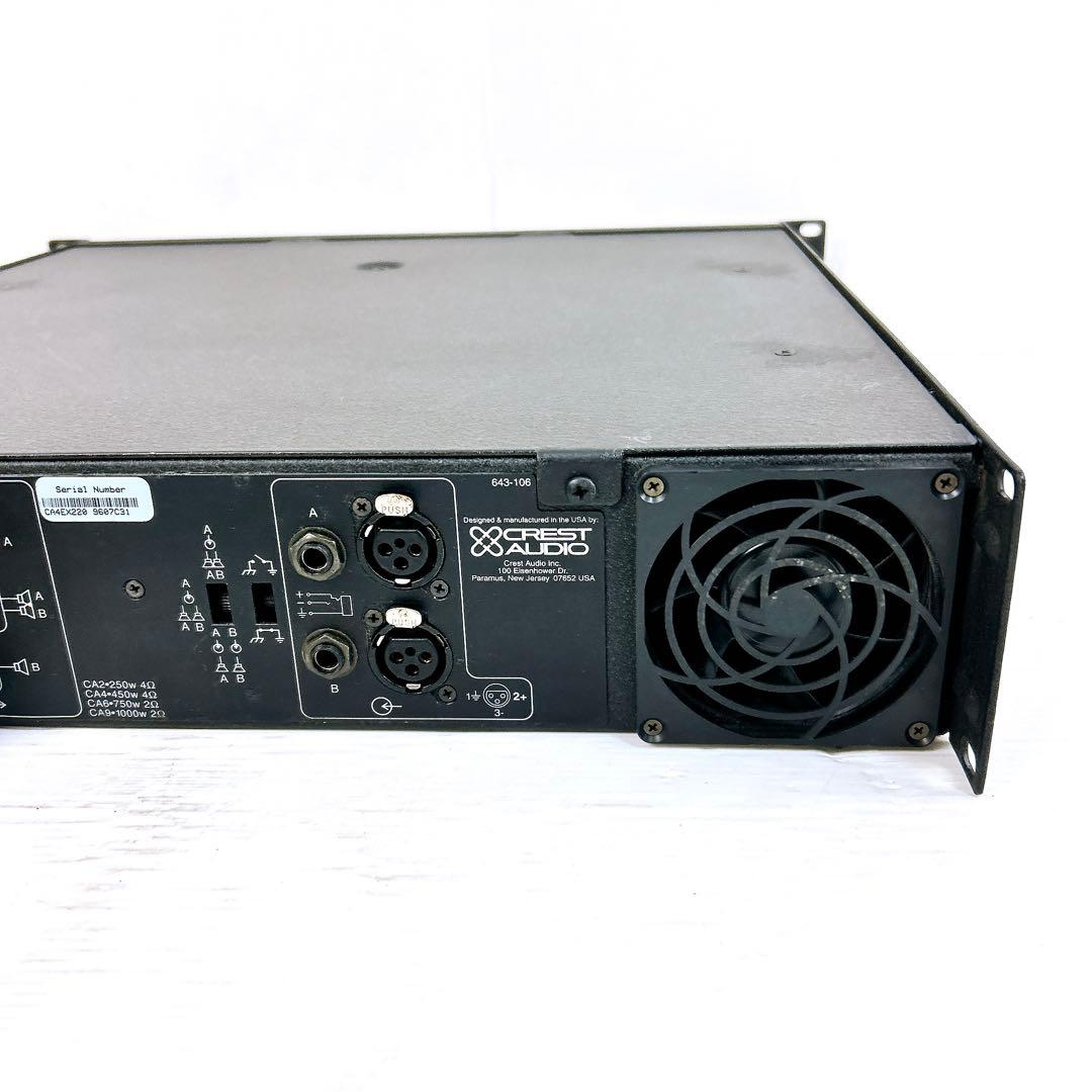 CREST AUDIO　クレストオーディオ CA4　ステレオパワーアンプ　プロ