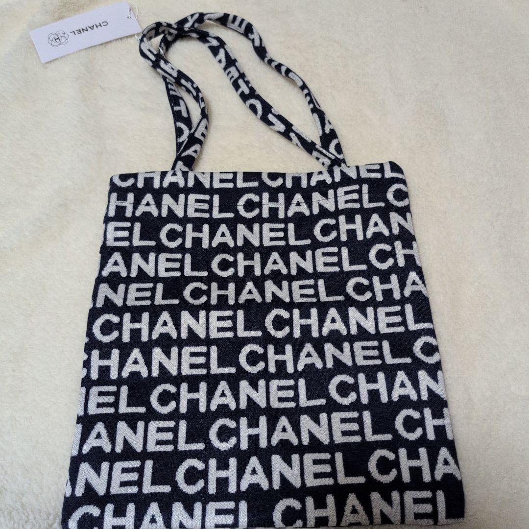 ち*え様 チャンネルVIPポイントギフト、ネイビーブルー、レタニーニットバッグノ