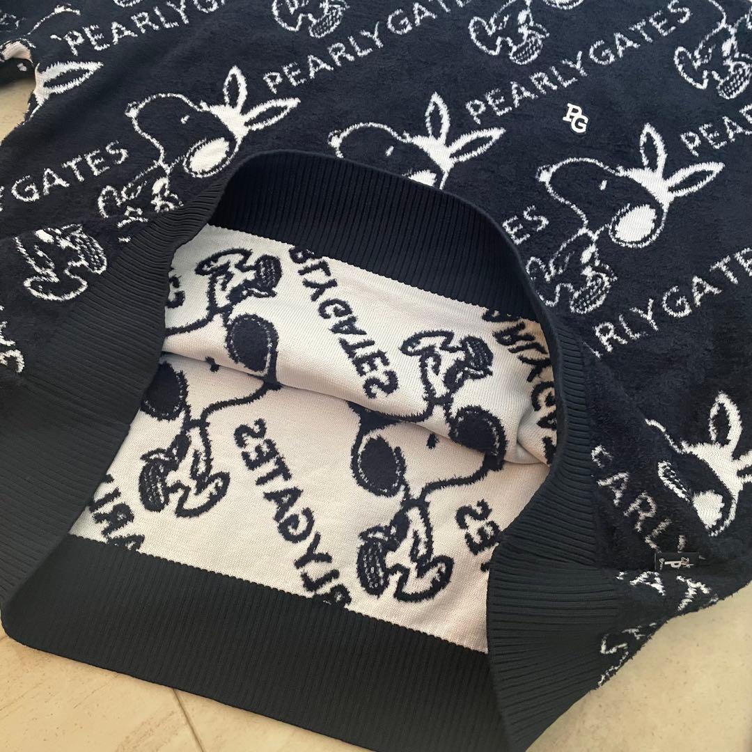 【パーリーゲイツ】即完売品 ニットセーター スヌーピー 0サイズ レディース