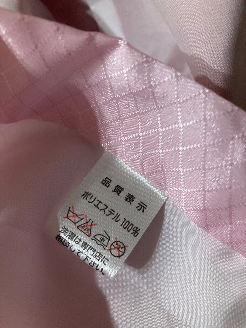 赤い刺繍着物 お宮参り用品【おまけ付き】