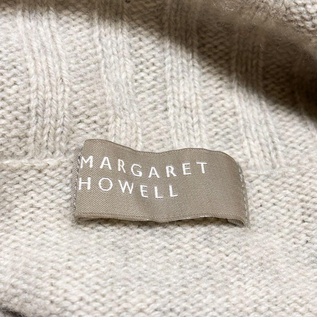 MARGARET HOWELL ニットベスト カシミヤ シルク ハイネック M