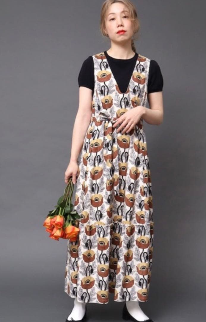 プープレ ワンピース ひなげし peu pres