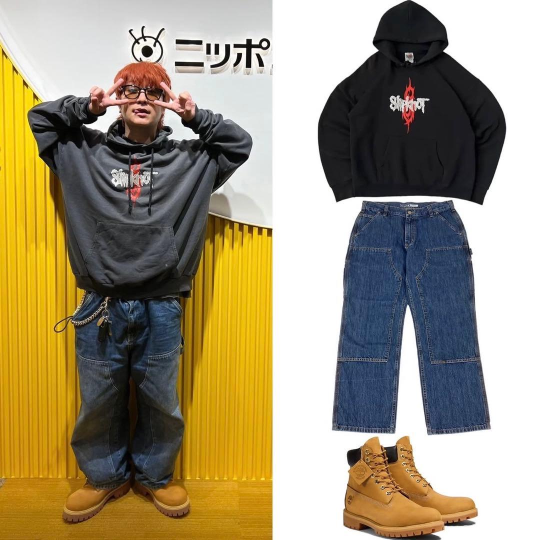 深瀬着用 カーハート Carhartt B73 W33L30 ダブルニー デニム