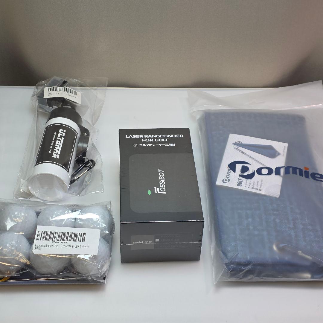FOSSiBOT F1000 小型 ゴルフ レーザー 距離計 3点間距離測定