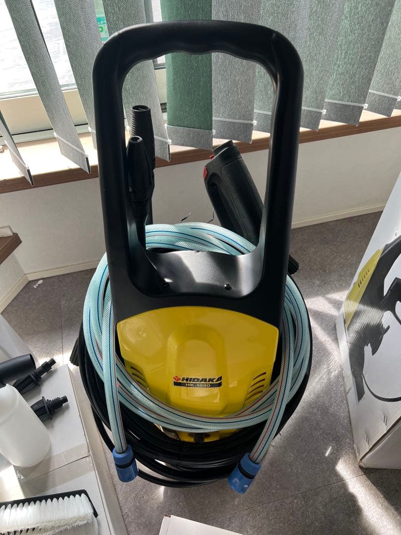 お得！ヒダカ 高圧洗浄機 hk-1890 50Hzアタッチメント　未開封あり