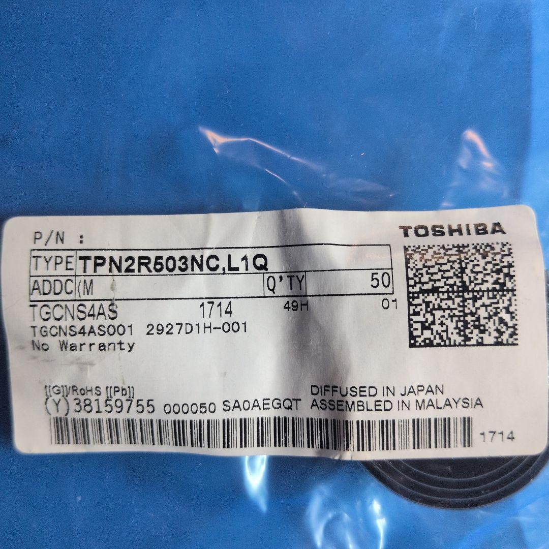 電源ユニット Toshiba TPN2R503NC N-ch 30V 135A 50pce