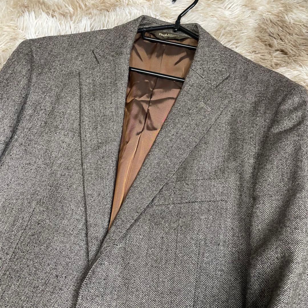 美品 ポールスチュアート テーラードジャケット カシミヤ混 メンズ 総裏 秋冬春