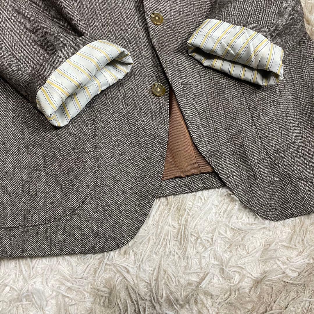 美品 ポールスチュアート テーラードジャケット カシミヤ混 メンズ 総裏 秋冬春