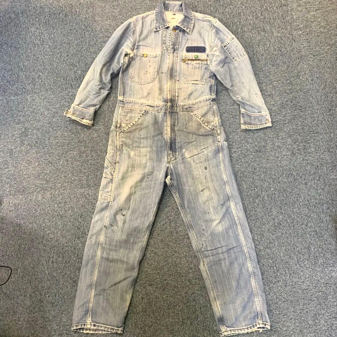 Lee デニムオーバーオール ブルー 古着 ビンテージ vintage
