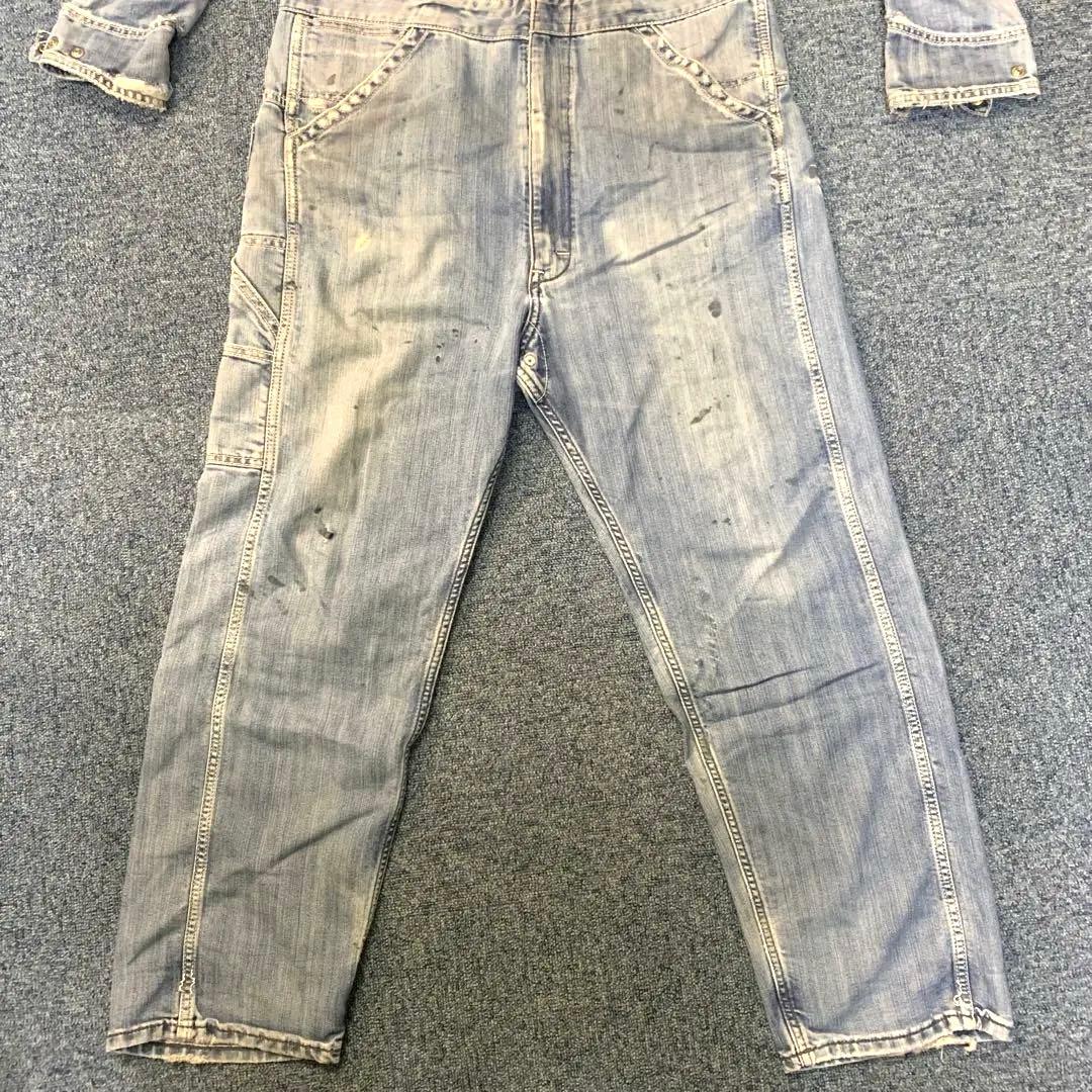 Lee デニムオーバーオール ブルー 古着 ビンテージ vintage