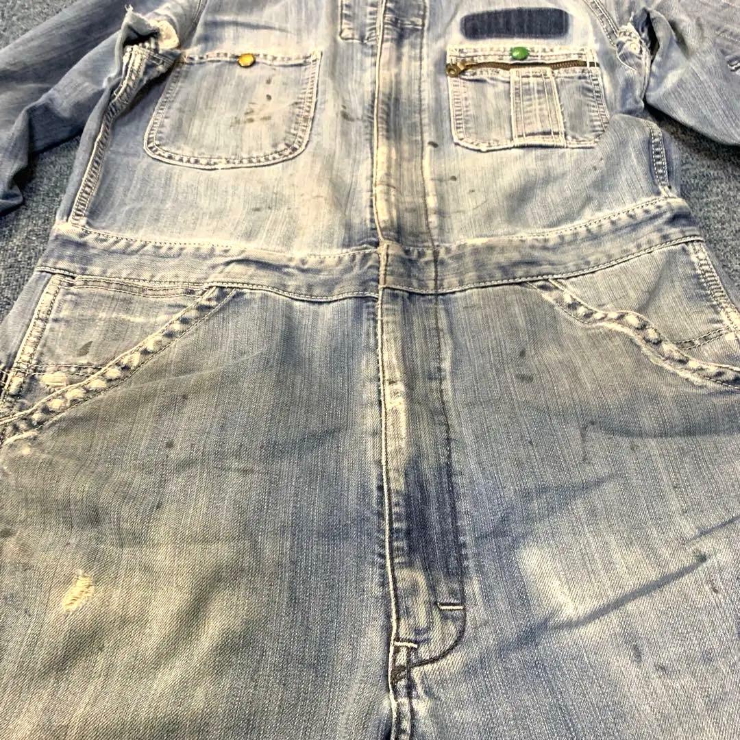Lee デニムオーバーオール ブルー 古着 ビンテージ vintage