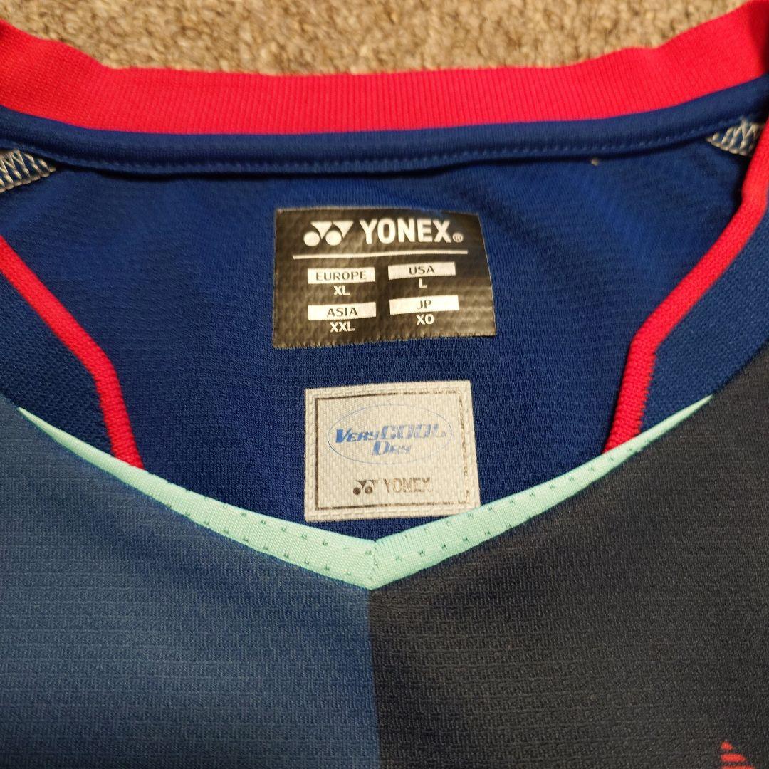 YONEX ゲームシャツ ダークネイビー XO
