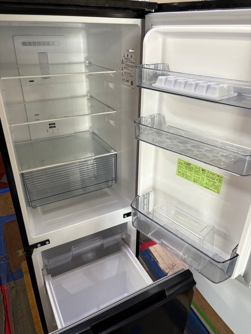 SHARP　2ドア冷蔵庫　2022年　179ℓ　SJ-18E2-B 分解清掃済み