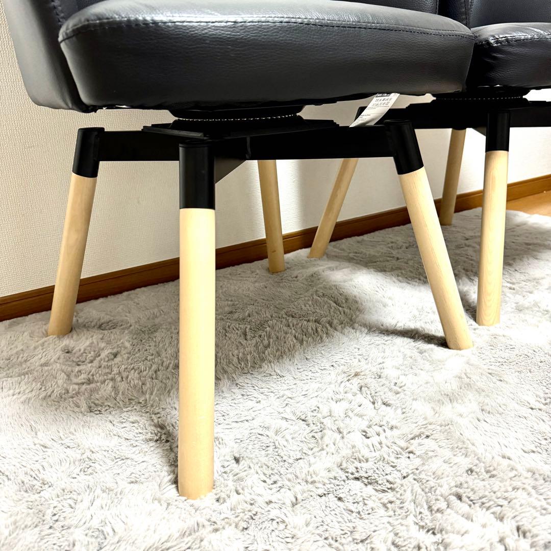 【Fishサカナ】IKEA ヤンオロフ回転パーソナルチェア ブラック