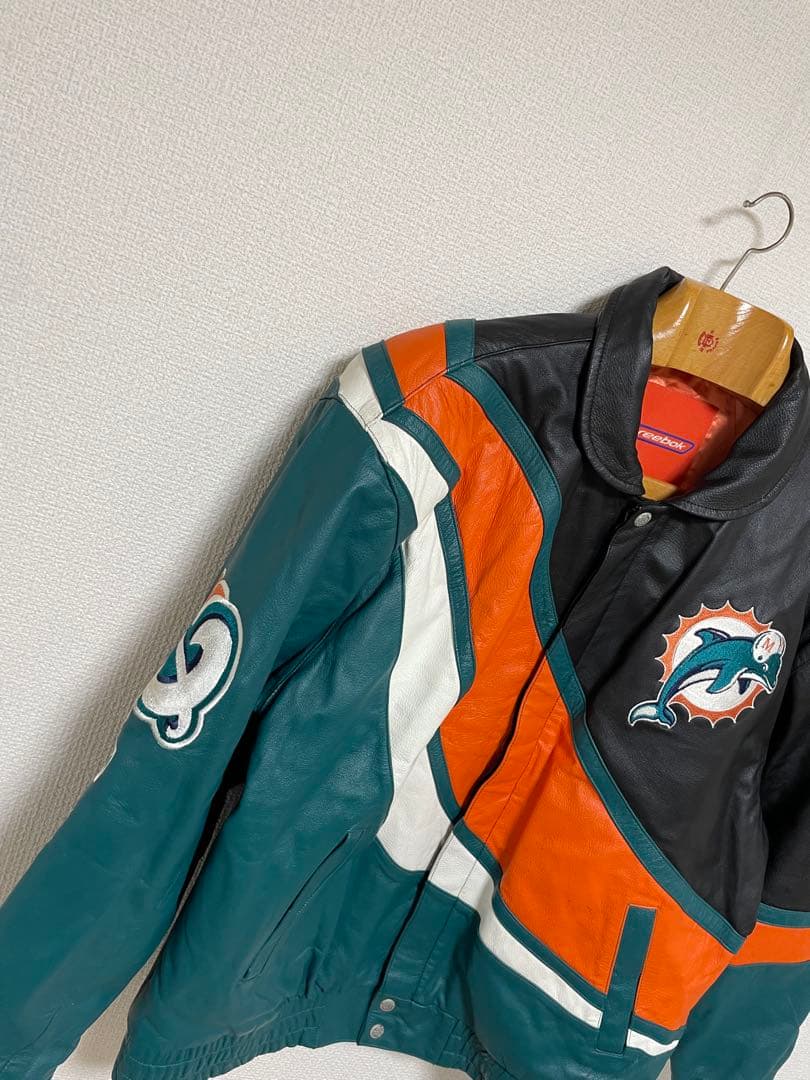 NFL Jeff Hamilton × Reebok レザー スタジャン