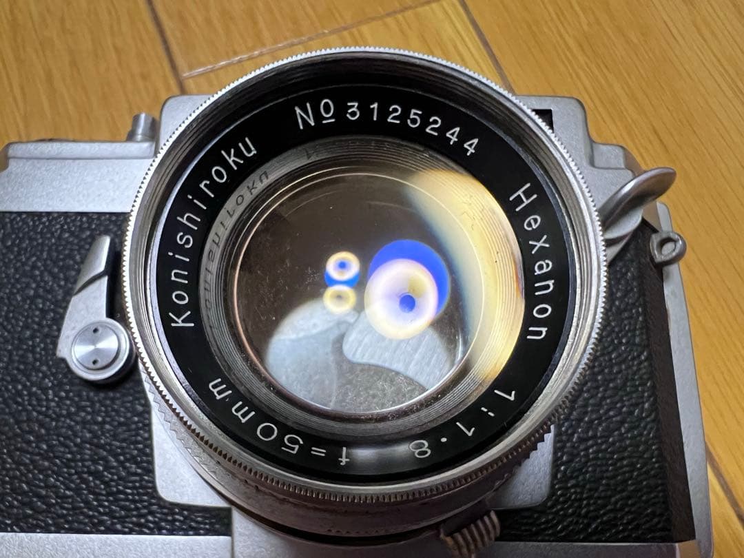 Konica コニカ ⅢA 50mm/f1.8 レンズシャッター式フィルムカメラ