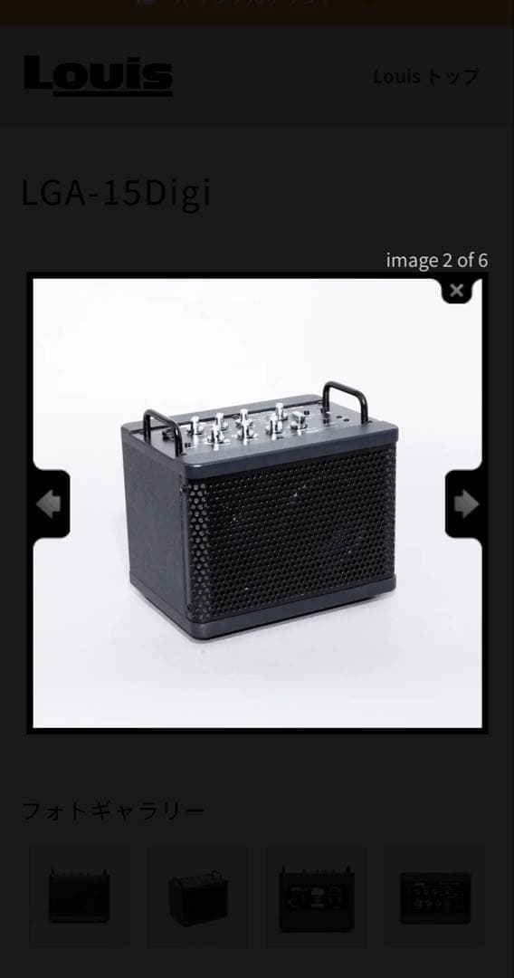 Louis LGA-15Digi アンプ