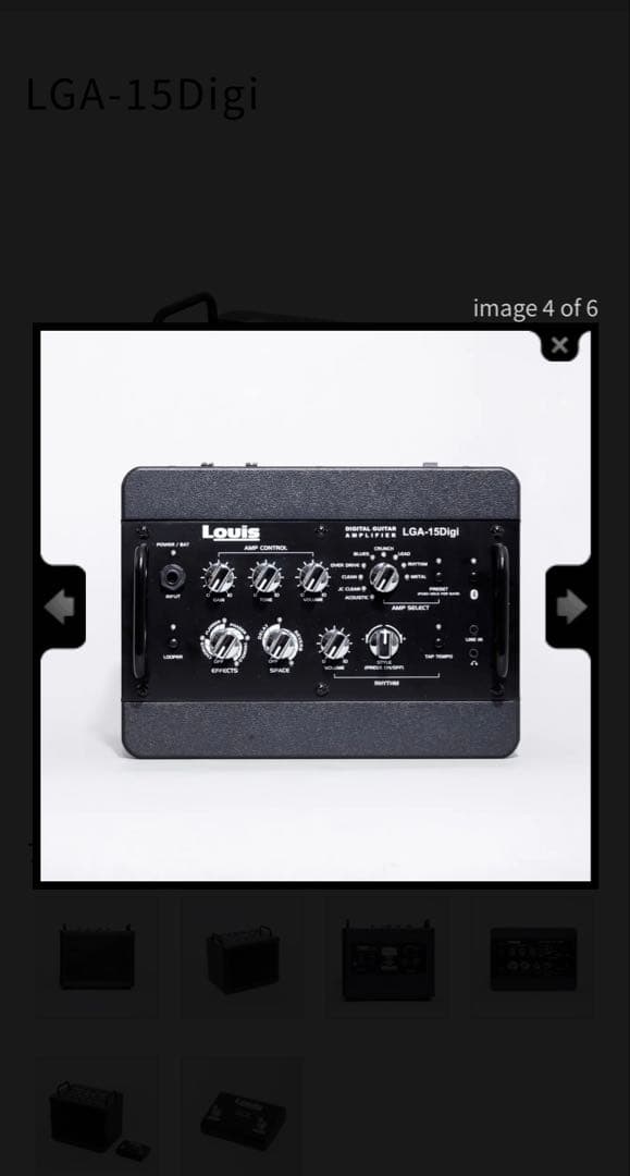 Louis LGA-15Digi アンプ