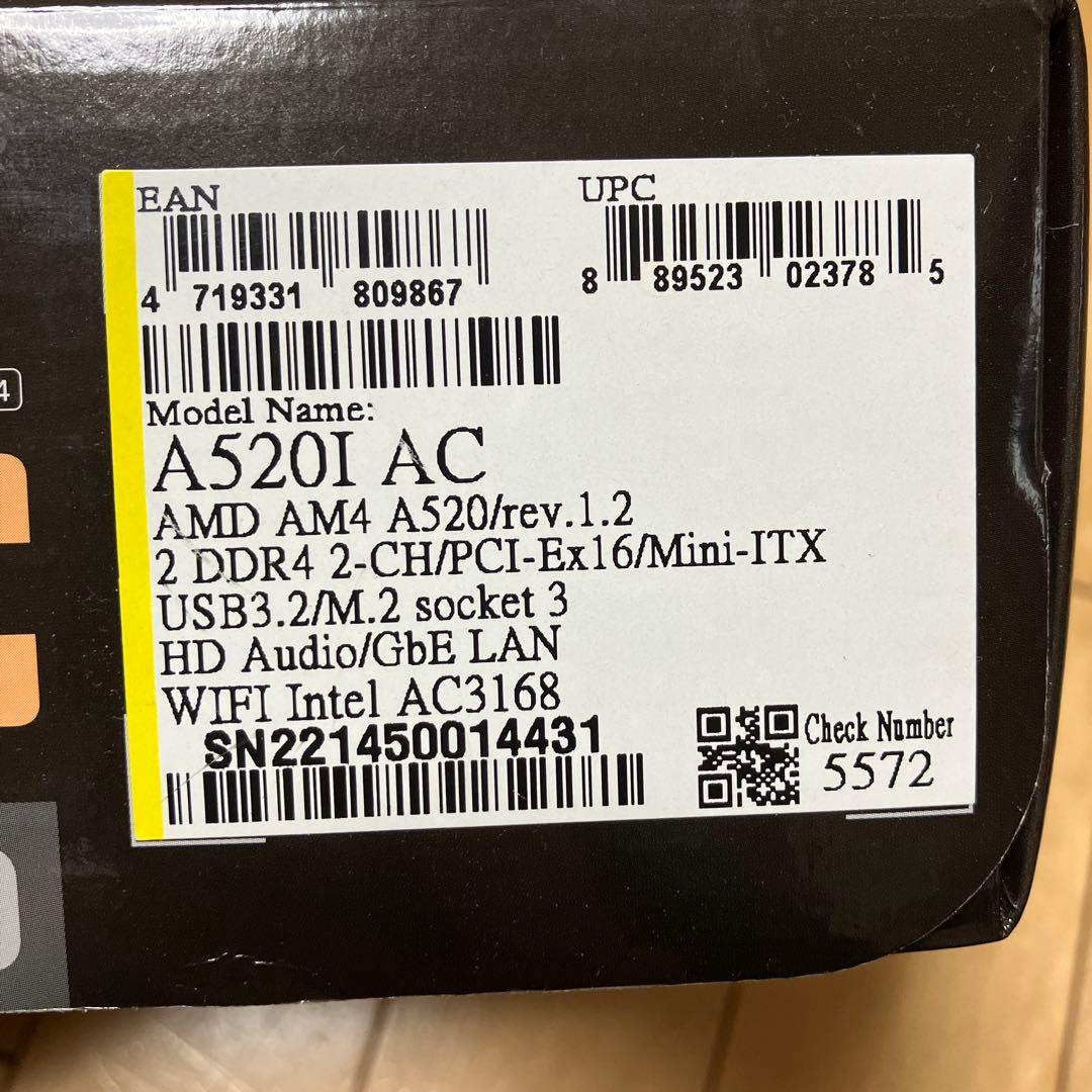 GIGABYTE A520 AC マザーボード