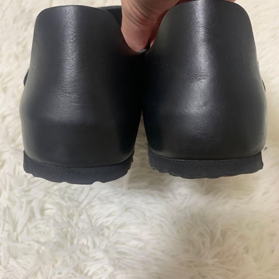 ビルケンシュトック　ロンドン　サボ　レザー　コンフォート　22.5cm 黒