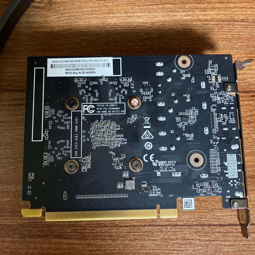 グラフィックボード・グラボ・ビデオカード NVIDIA GeForce GTX1650 4GB GDDR5 MANLI