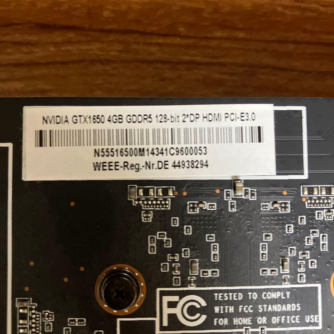 グラフィックボード・グラボ・ビデオカード NVIDIA GeForce GTX1650 4GB GDDR5 MANLI