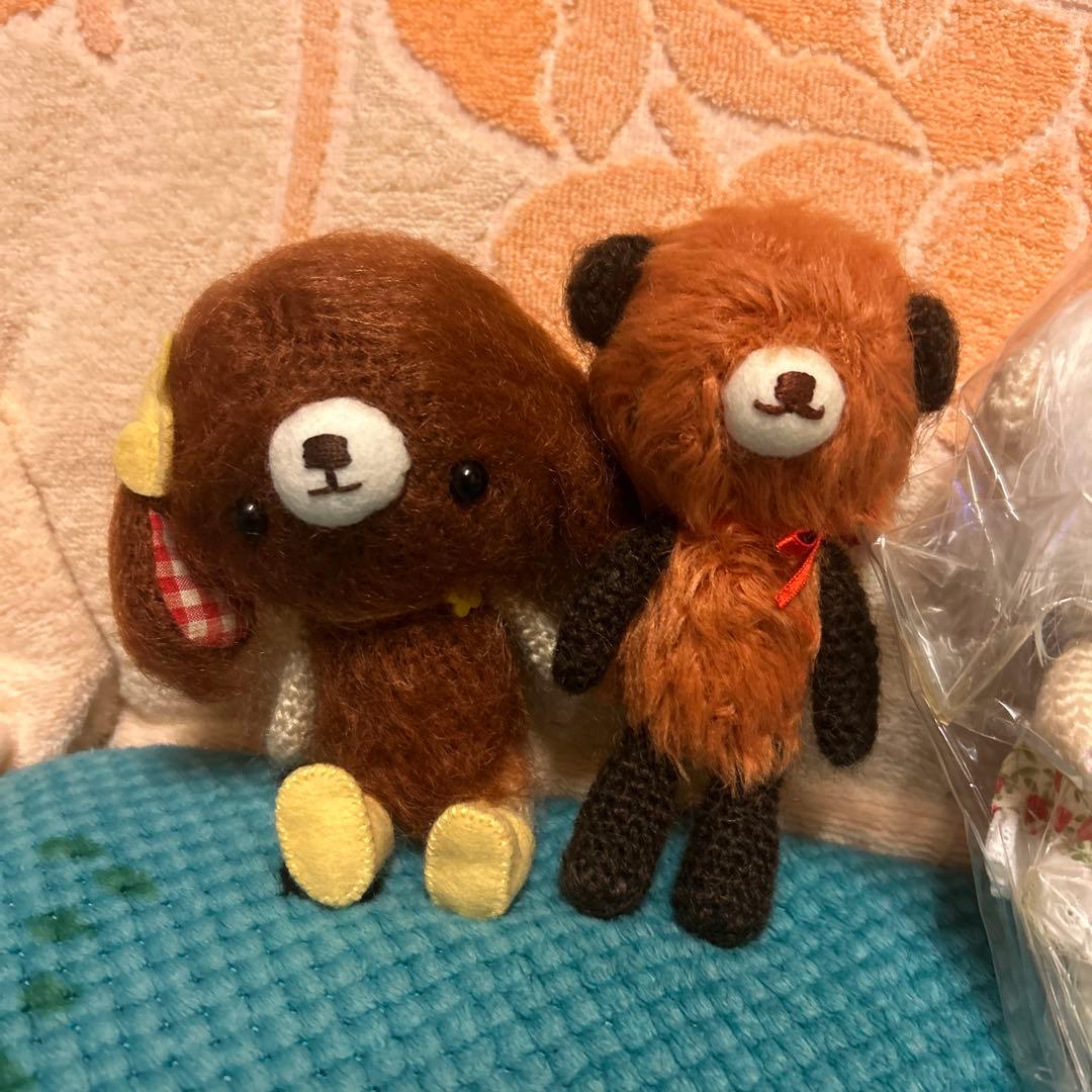 あみぐるみ くまちゃん ベア くまさん ぬいぐるみ ハンドメイド