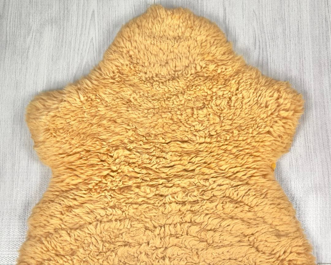 一点物 ニュージーランド産 ムートンラグ 子羊毛 ウールカーペット シープスキン