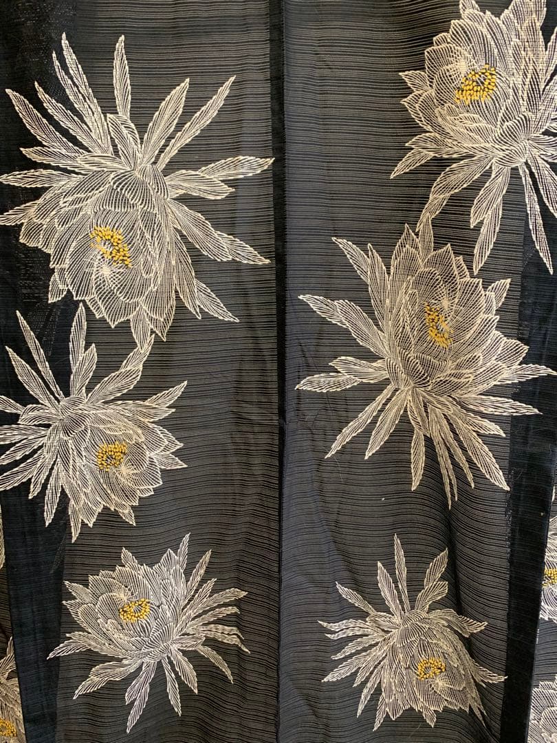 浴衣　コムサデモード　綿絽