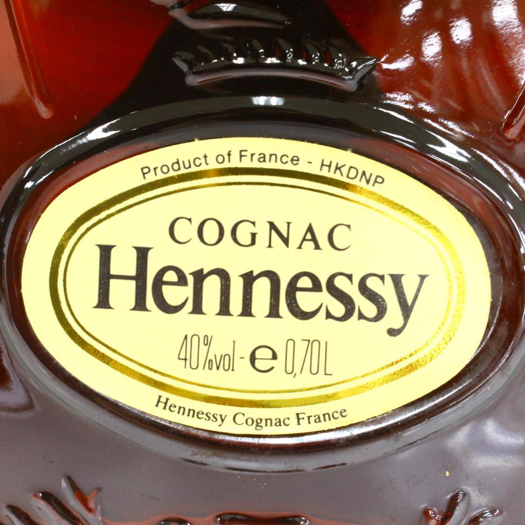 ◇未開栓 Hennessy X.O コニャック 金キャップ クリアボトル 箱付き