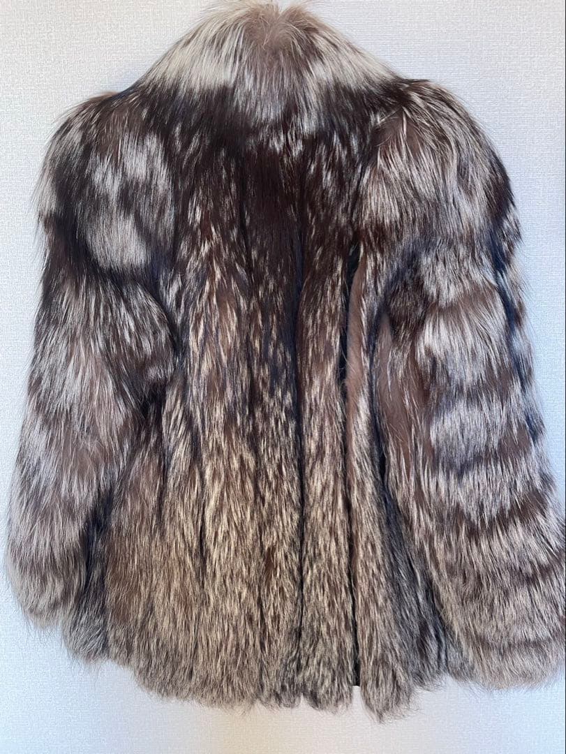 新品タグ付 SAGA FOX ファーコート 毛皮 シルバーフォックス