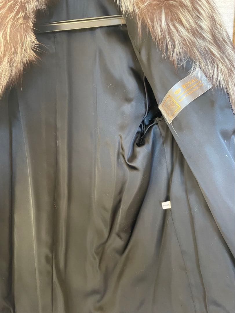 新品タグ付 SAGA FOX ファーコート 毛皮 シルバーフォックス
