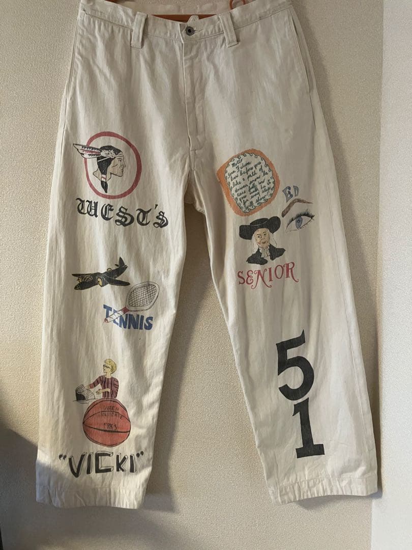 WESTOVERALLS Are You Different メモリアルパンツ