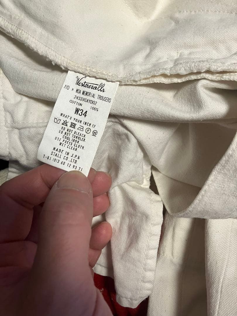 WESTOVERALLS Are You Different メモリアルパンツ