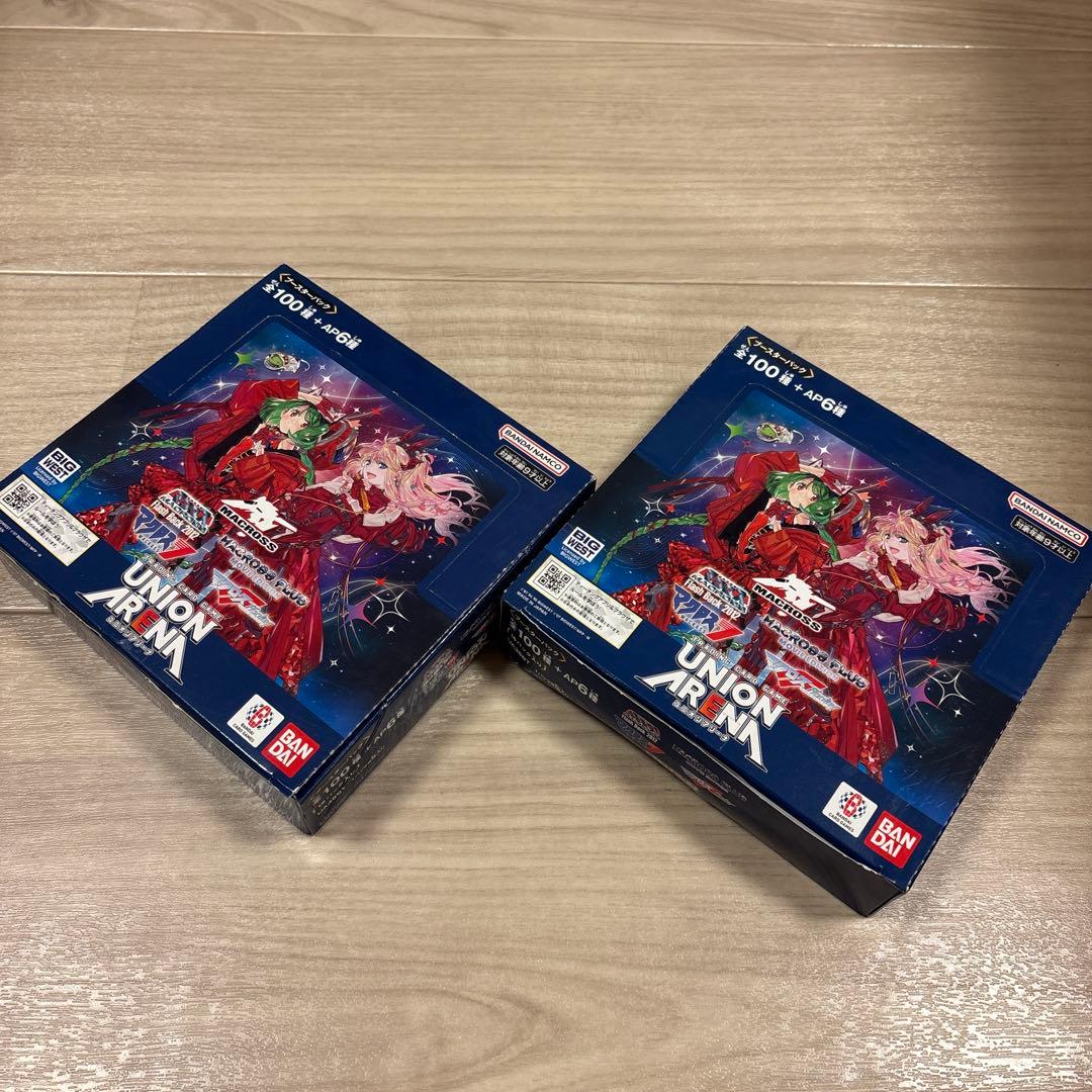 バンダイ　ユニオンアリーナ マクロス ブースターパック　BOX 2箱セット
