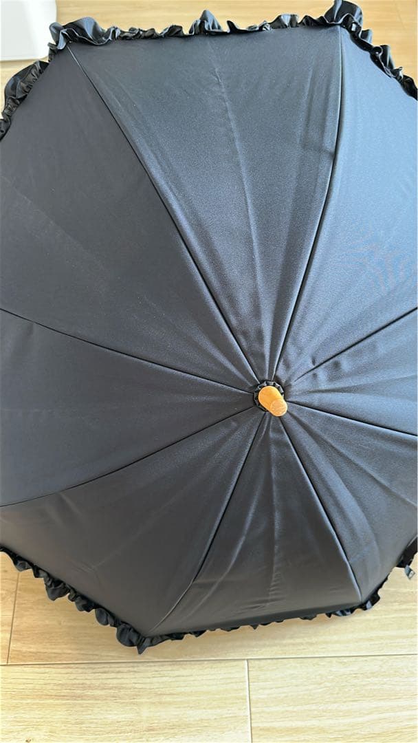 サンバリア100 長傘 ブラック Sサイズ 日傘