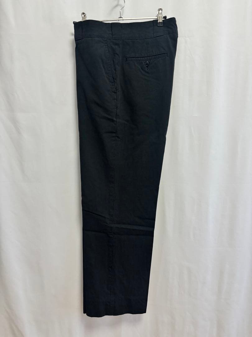 COMOLIコットンギャバ ウォッシュドパンツ NAVY 3