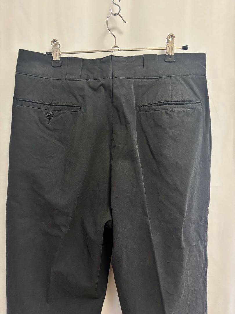 COMOLIコットンギャバ ウォッシュドパンツ NAVY 3