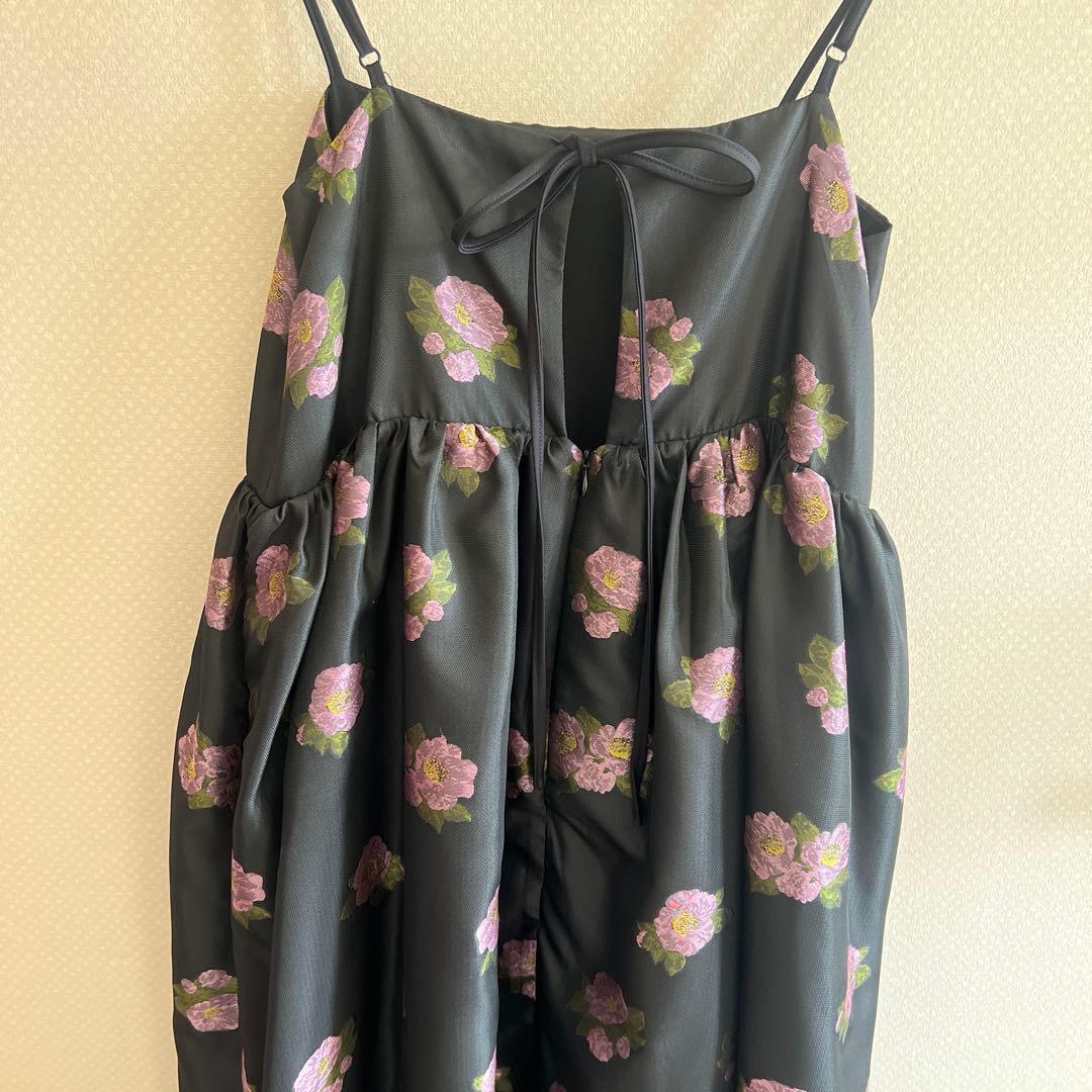 sisterjane ブラック　ワンピース　刺繍