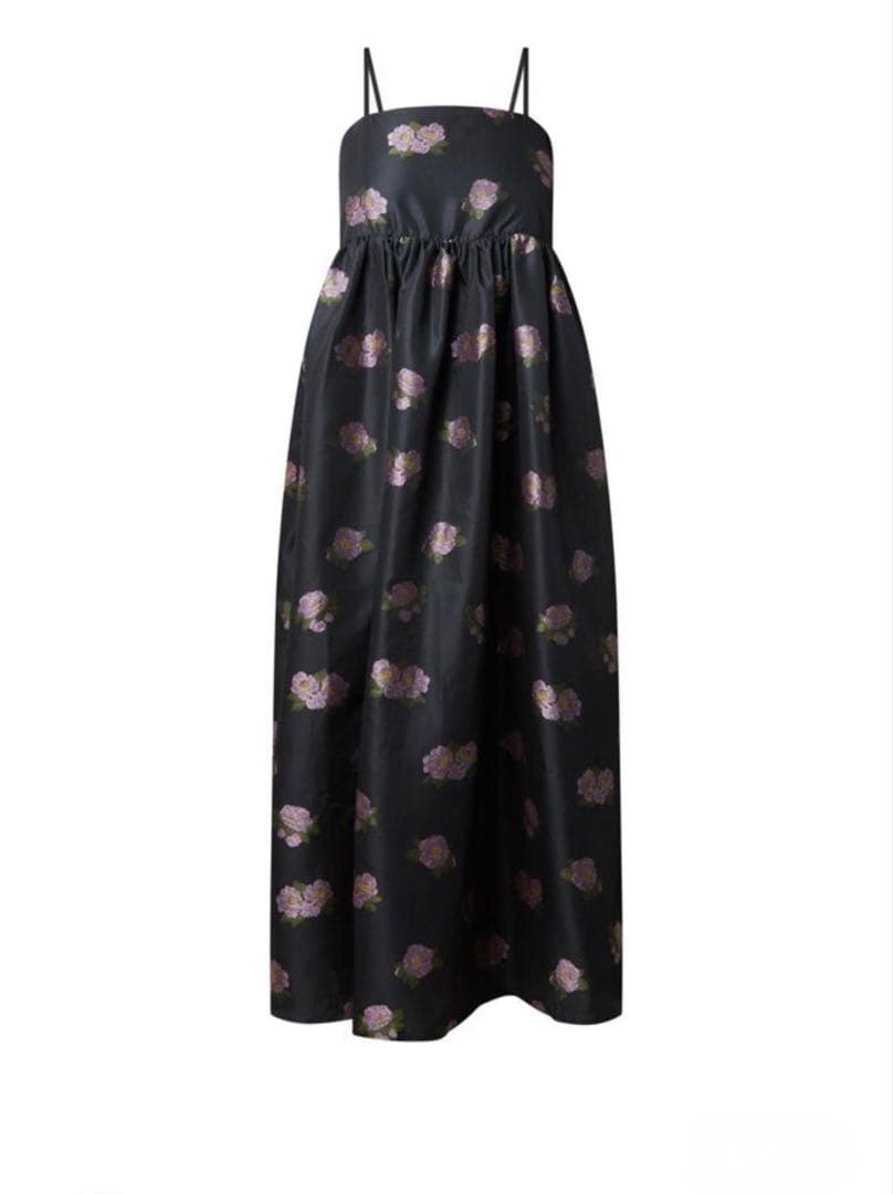 sisterjane ブラック　ワンピース　刺繍