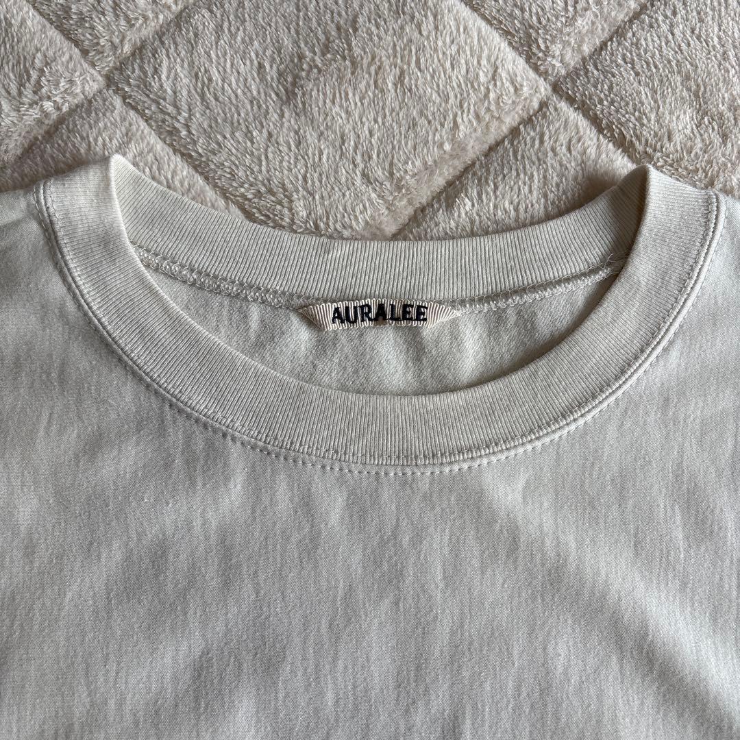 AURALEE ハイゲージスウェット オフホワイト 日本製 コットン オーラリー