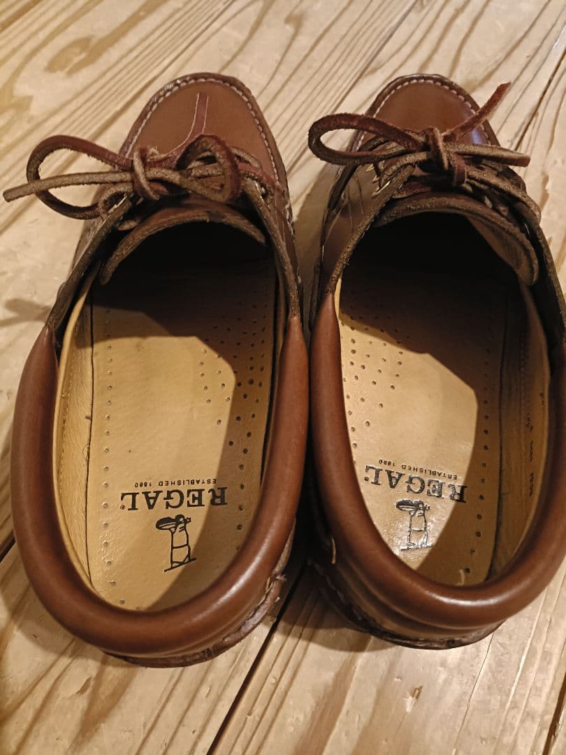 の*け様 REGAL デッキシューズ/3EYE/26.0cmスリーアイ