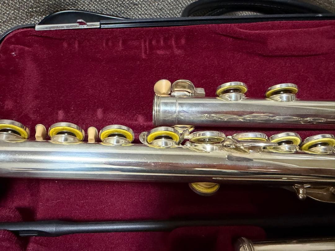 ⭐️頭部管銀製925YAMAHAフルートYFL-311Ⅱ 調整済み！すぐ演奏可です