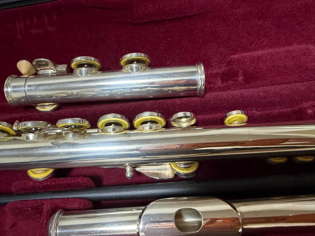 ⭐️頭部管銀製925YAMAHAフルートYFL-311Ⅱ 調整済み！すぐ演奏可です