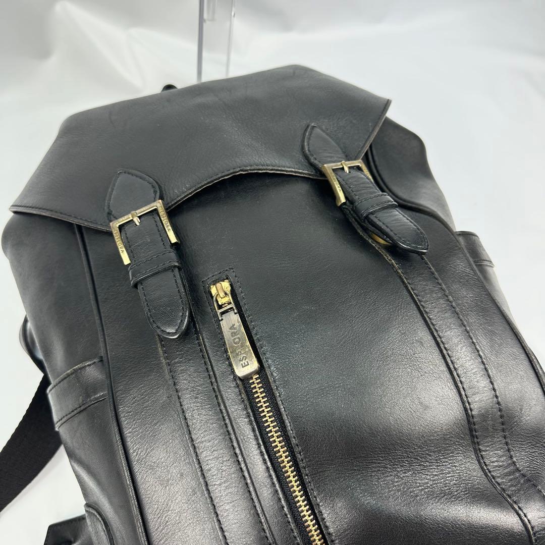 【専用】 ペッレモルビダ エスプローラ リュック バックパック レザー 黒 巾着