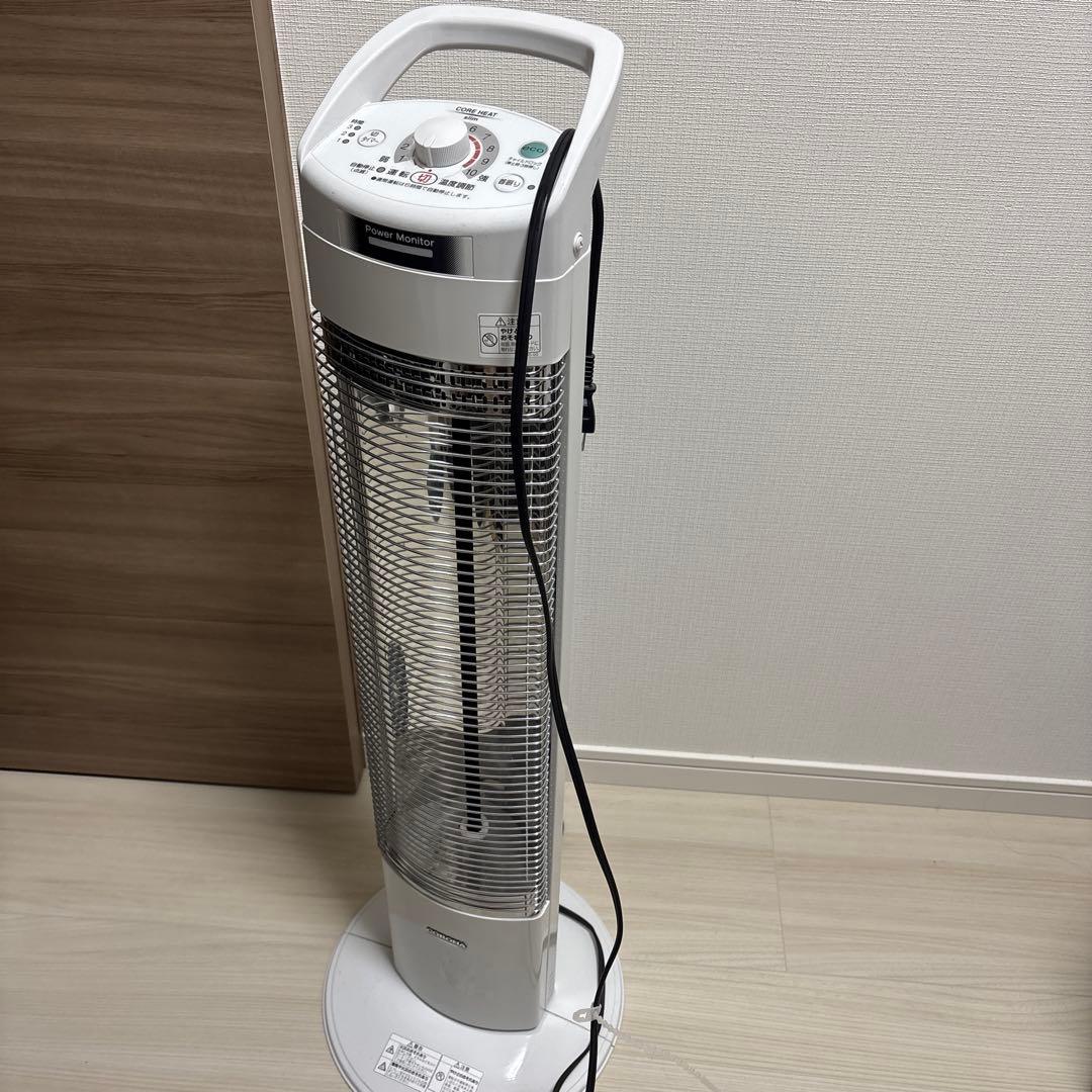 コロナ 遠赤外線電気暖房機 コアヒートスリム DH-920R 2020年製